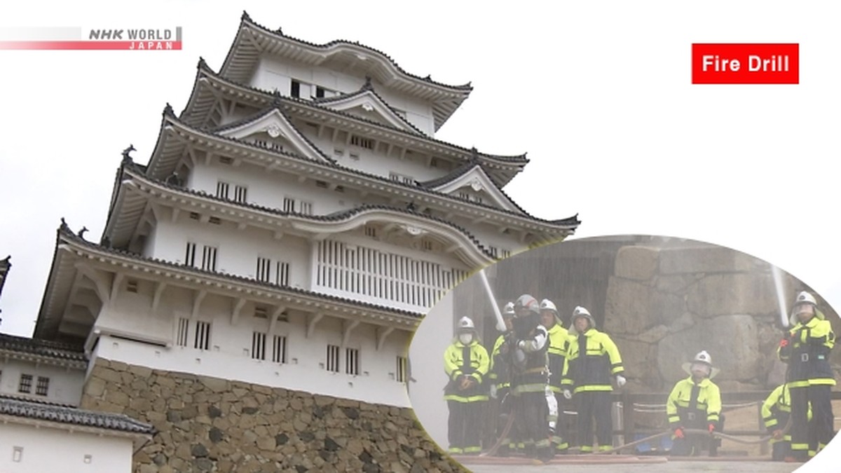 Istana Himeji Terbakar? Latihan Pencegahan Kebakaran Digelar di Situs Warisan Dunia