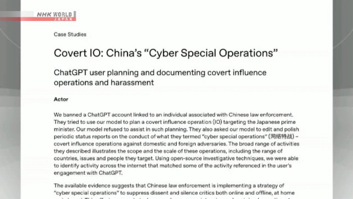 OpenAI Ungkap Kampanye Disinformasi China yang Menargetkan Perdana Menteri Jepang