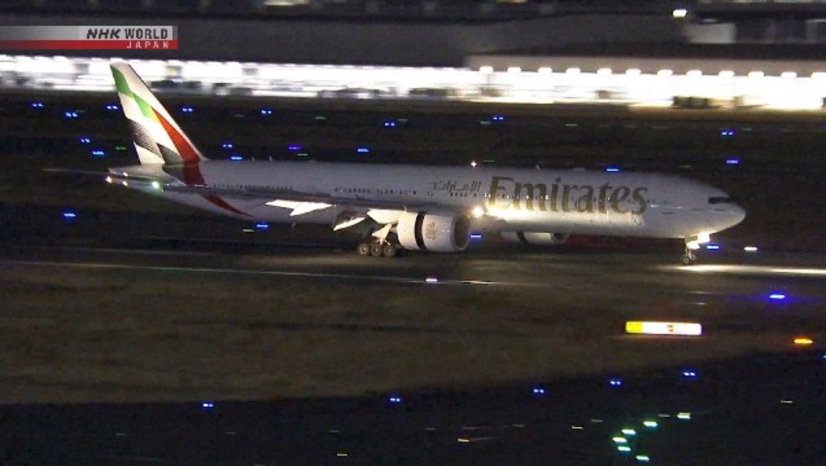 Penerbangan Pertama dari UEA Tiba di Jepang Pasca Gangguan Konflik Timur Tengah