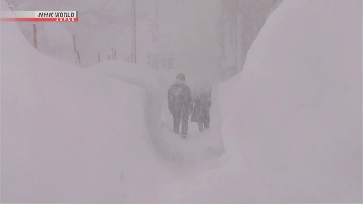 Salju Lebat di Seluruh Jepang Meninggalkan 27 Korban Jiwa